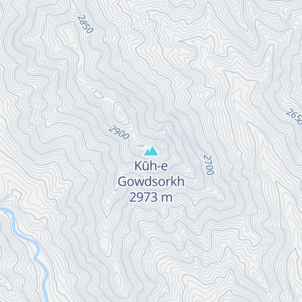 Map of Kūh-e Gowdsorkh