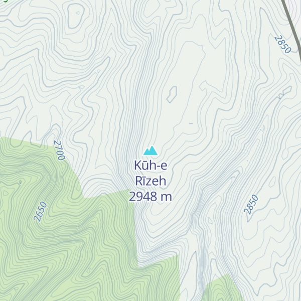 Map of Kūh-e Rīzeh