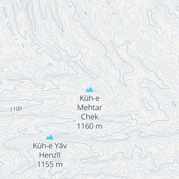 Map of Kūh-e Mehtar Chek