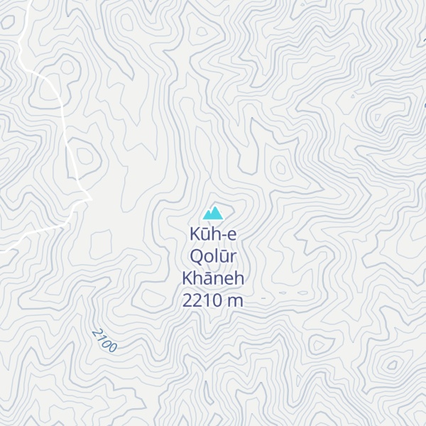 Map of Kūh-e Qolūr Khāneh