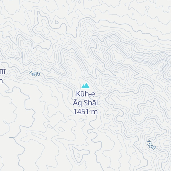 Map of Kūh-e Āq Shāl