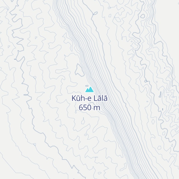 Map of Kūh-e Lālā