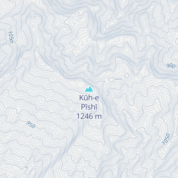 Map of Kūh-e Pīshī