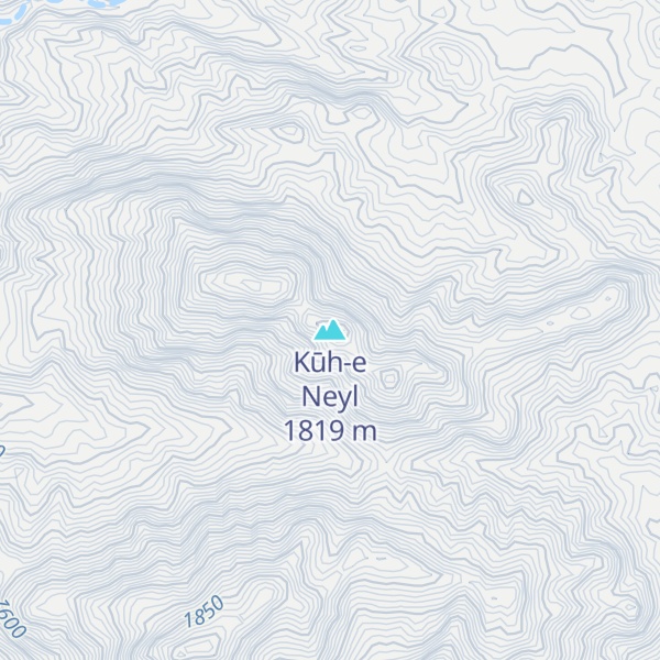 Map of Kūh-e Neyl