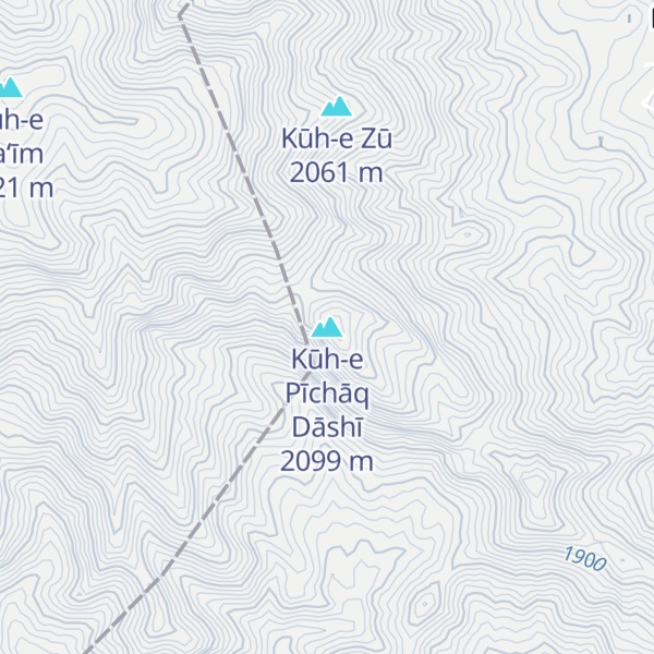 Map of Kūh-e Pīchāq Dāshī