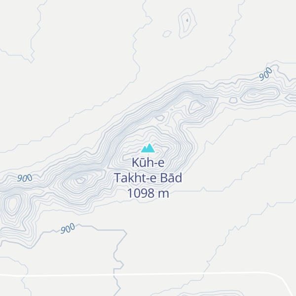 Map of Kūh-e Takht-e Bād