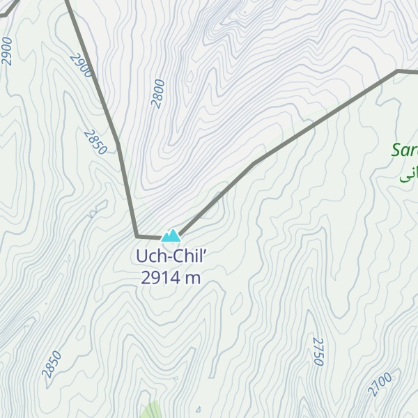 Map of Khayno-Dag
