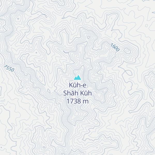 Map of Kūh-e Shāh Kūh