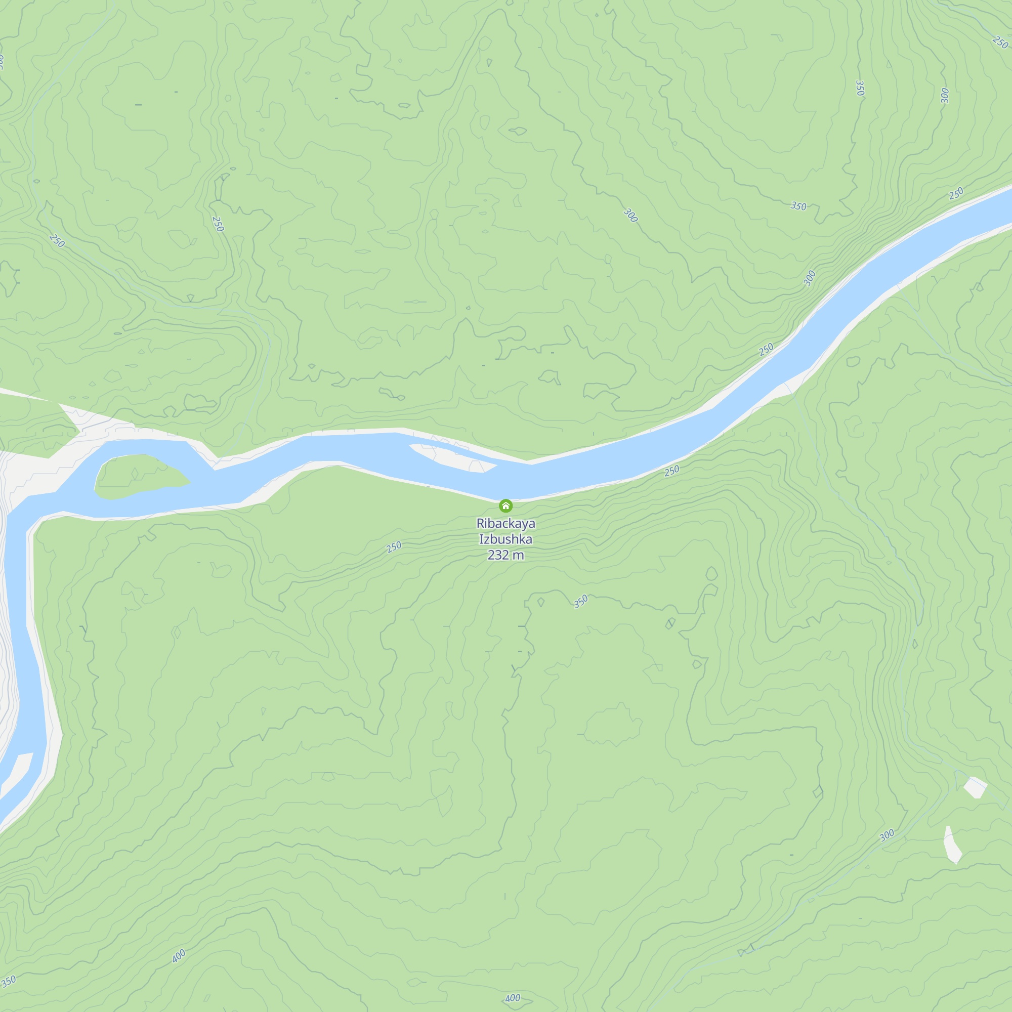 Ribackaya Izbushka map