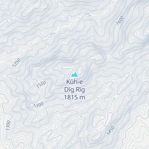 Map of Kūh-e Dīg Rīg