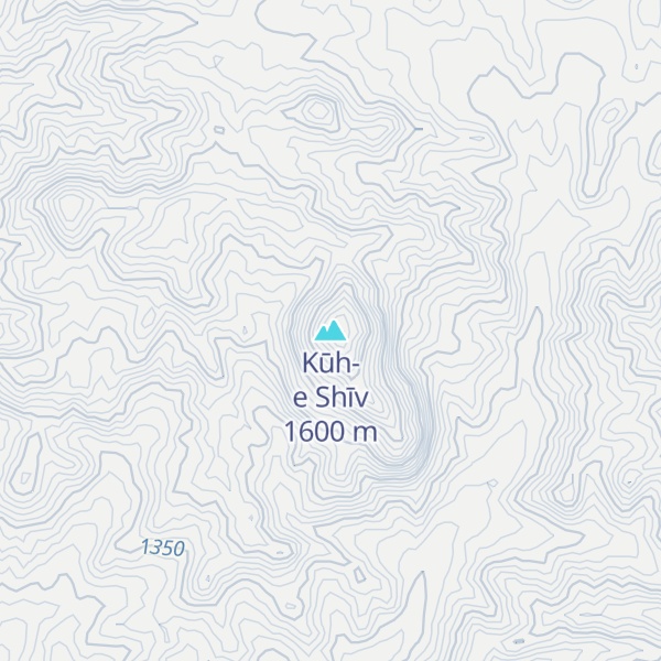 Map of Kūh-e Shīv