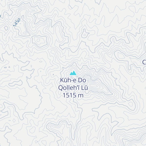 Map of Kūh-e Do Qolleh’ī Lū