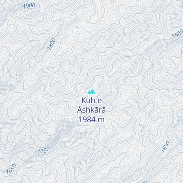Map of Kūh-e Āshkārā