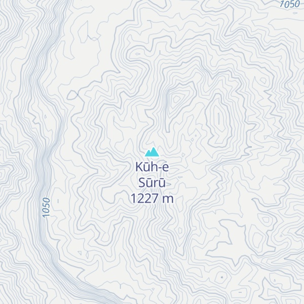 Map of Kūh-e Sūrū