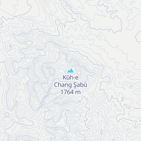 Map of Kūh-e Chang Şabū