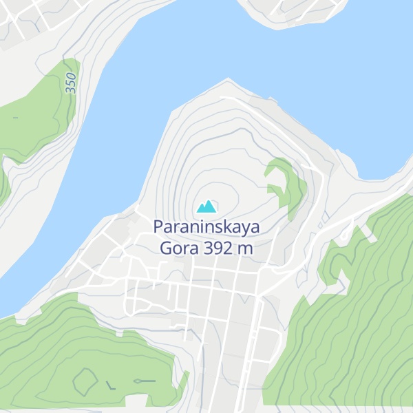 Map of Paraninskaya Gora