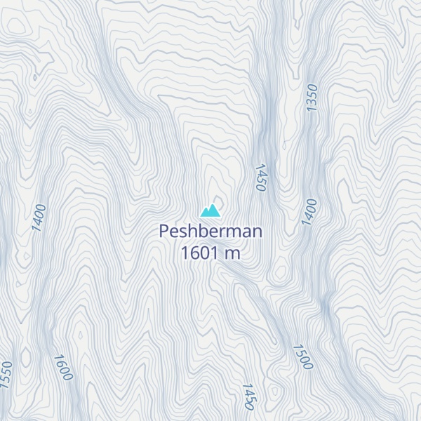 Map of Peshberman
