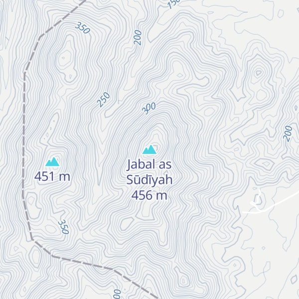 Map of Jabal as Sūdīyah