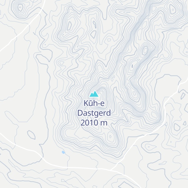 Map of Kūh-e Dastgerd