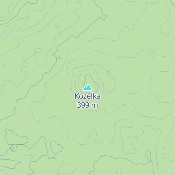 Map of Kozelka