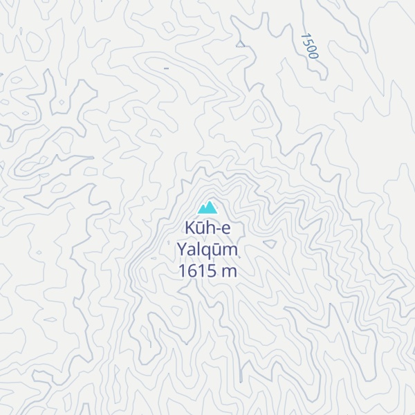 Map of Kūh-e Yalqūm