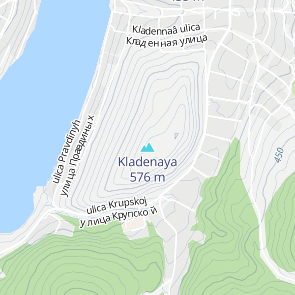 Map of Kladenaya