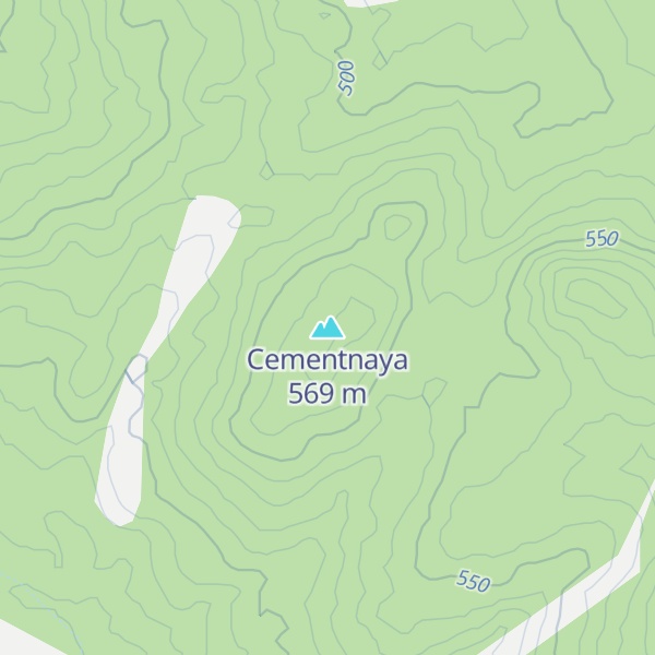 Map of Cementnaya
