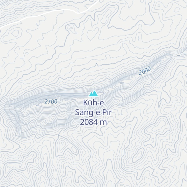 Map of Kūh-e Sang-e Pīr
