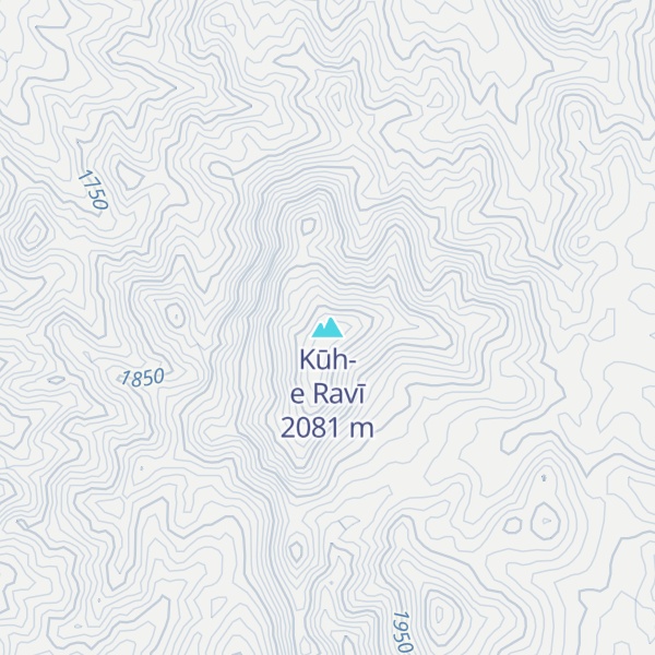 Map of Kūh-e Ravī