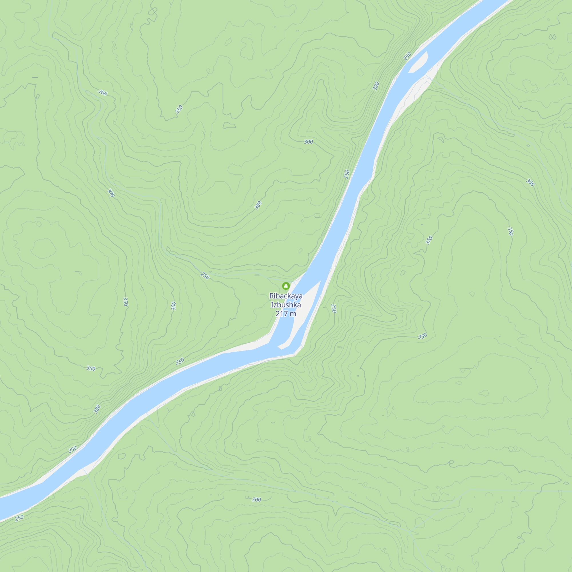 Ribackaya Izbushka map