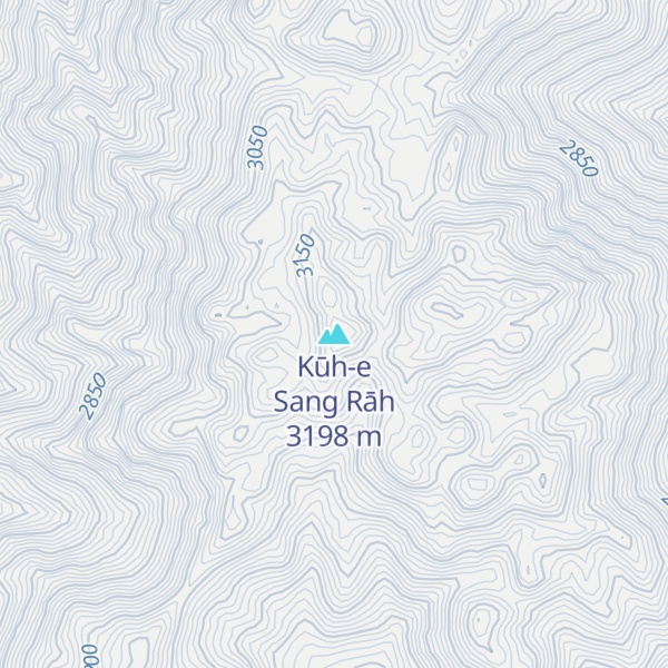 Map of Kūh-e Sang Rāh