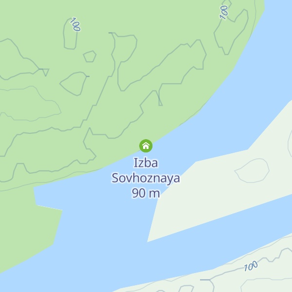 Map of Izba Sovhoznaya