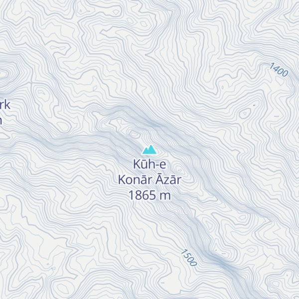 Map of Kūh-e Konār Āzār