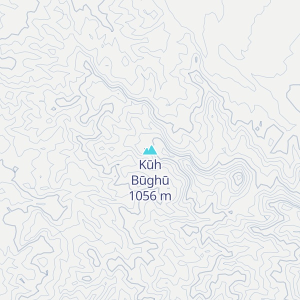 Map of Kūh Būghū