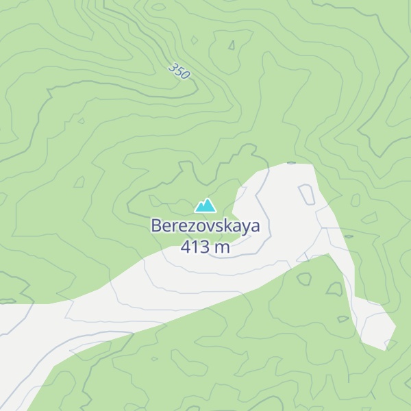 Map of Berezovskaya