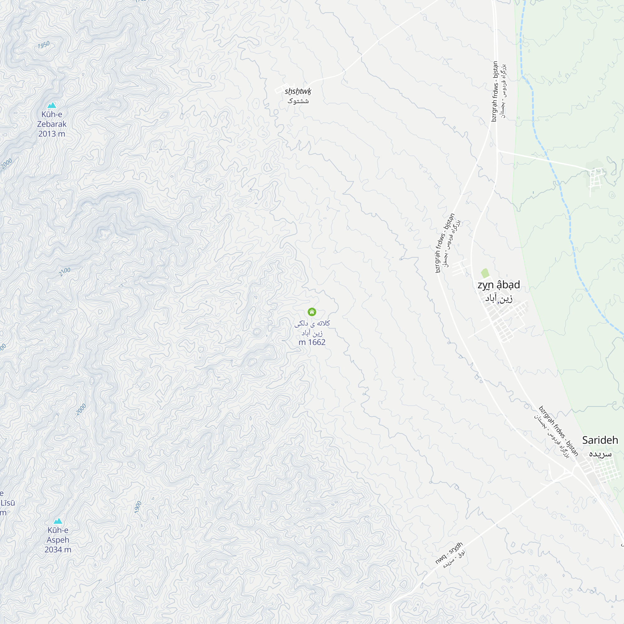 کلاته ی دلکی زین آباد map