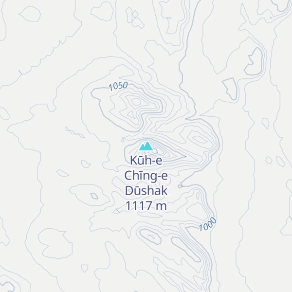 Map of Kūh-e Chīng-e Dūshak