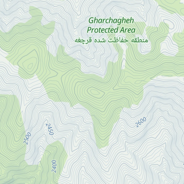 Map of Kūh-e Nalī