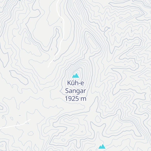 Map of Kūh-e Sangar