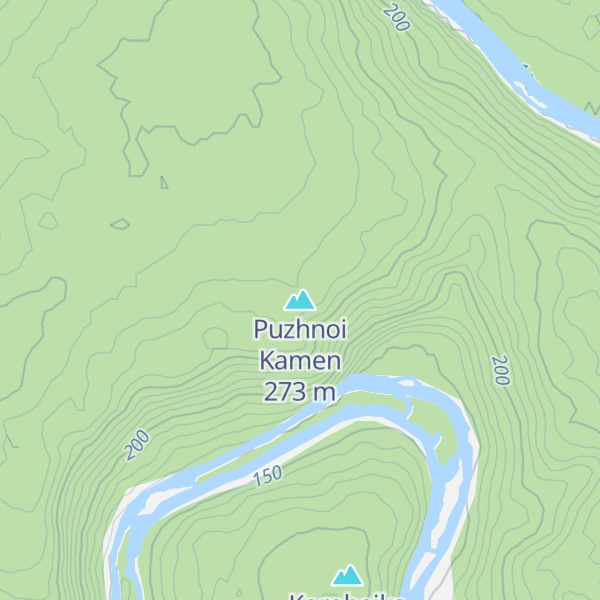 Map of Puzhnoi Kamen