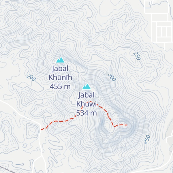 Map of Jabal Khuwi