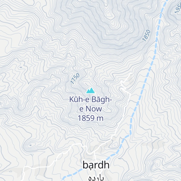 Map of Kūh-e Bāgh-e Now