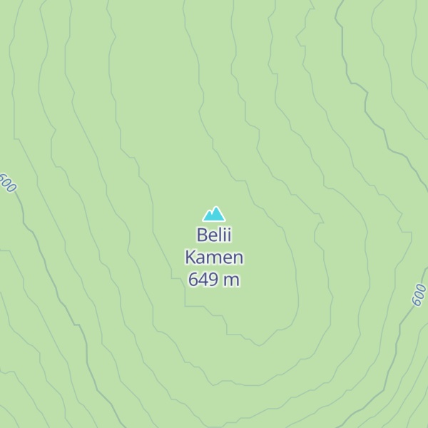 Map of Belii Kamen