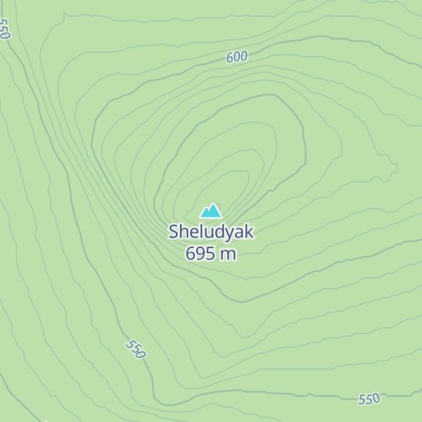 Map of Sheludyak