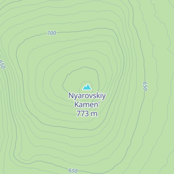 Map of Nyarovskiy Kamen'