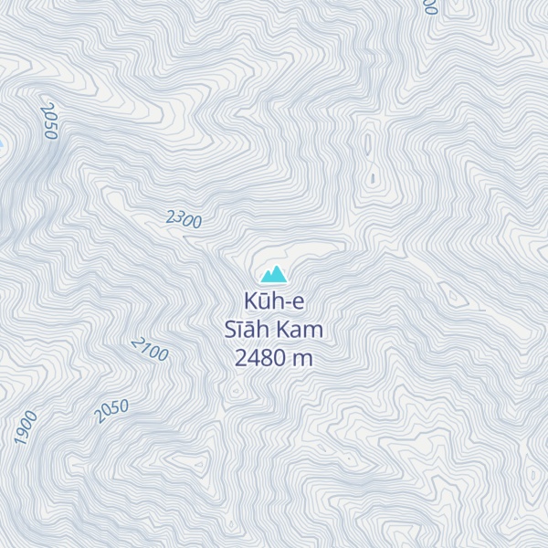 Map of Kūh-e Sīāh Kam