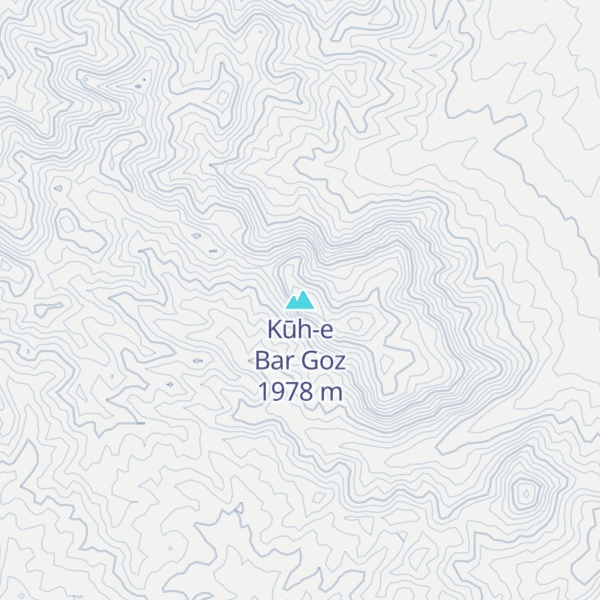 Map of Kūh-e Bar Goz