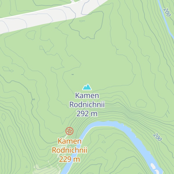 Map of Kamen Rodnichnii