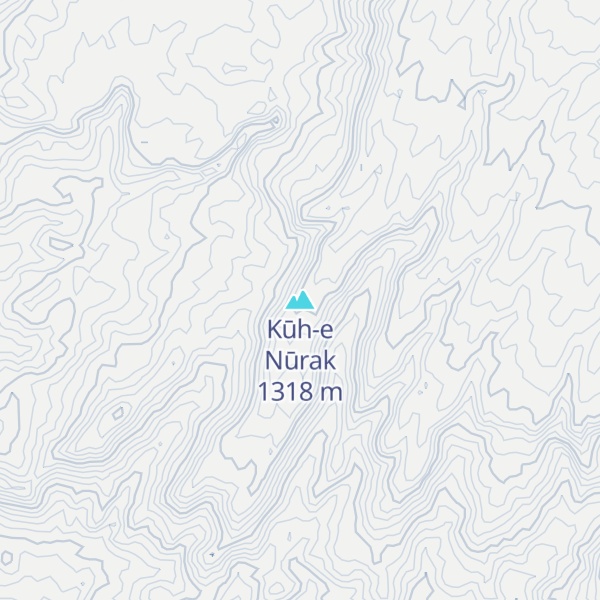 Map of Kūh-e Nūrak