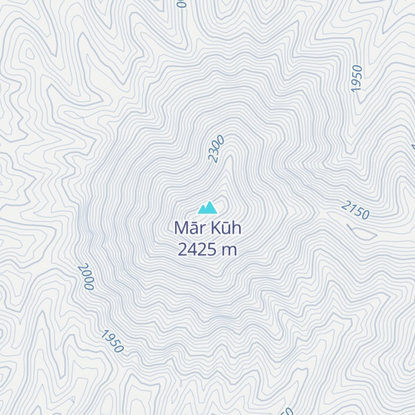 Map of Mār Kūh